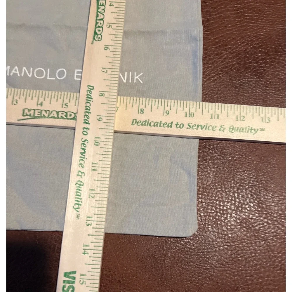 Manolo‎ Blahnik Dust Bag Pouch Shoe Storage Luxury Designer